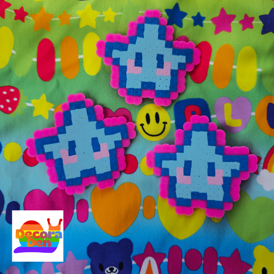 Big star Clip Blue x Pink