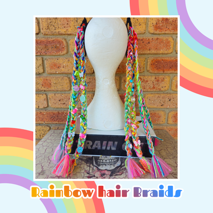 Rainbow Harajuku Rave Braids